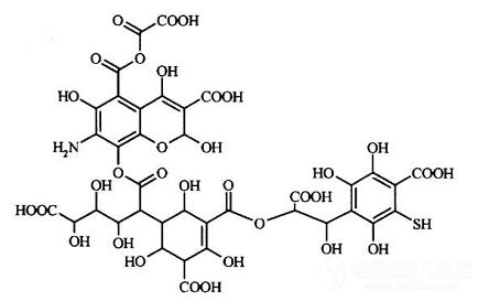 黄腐酸分子结构图片