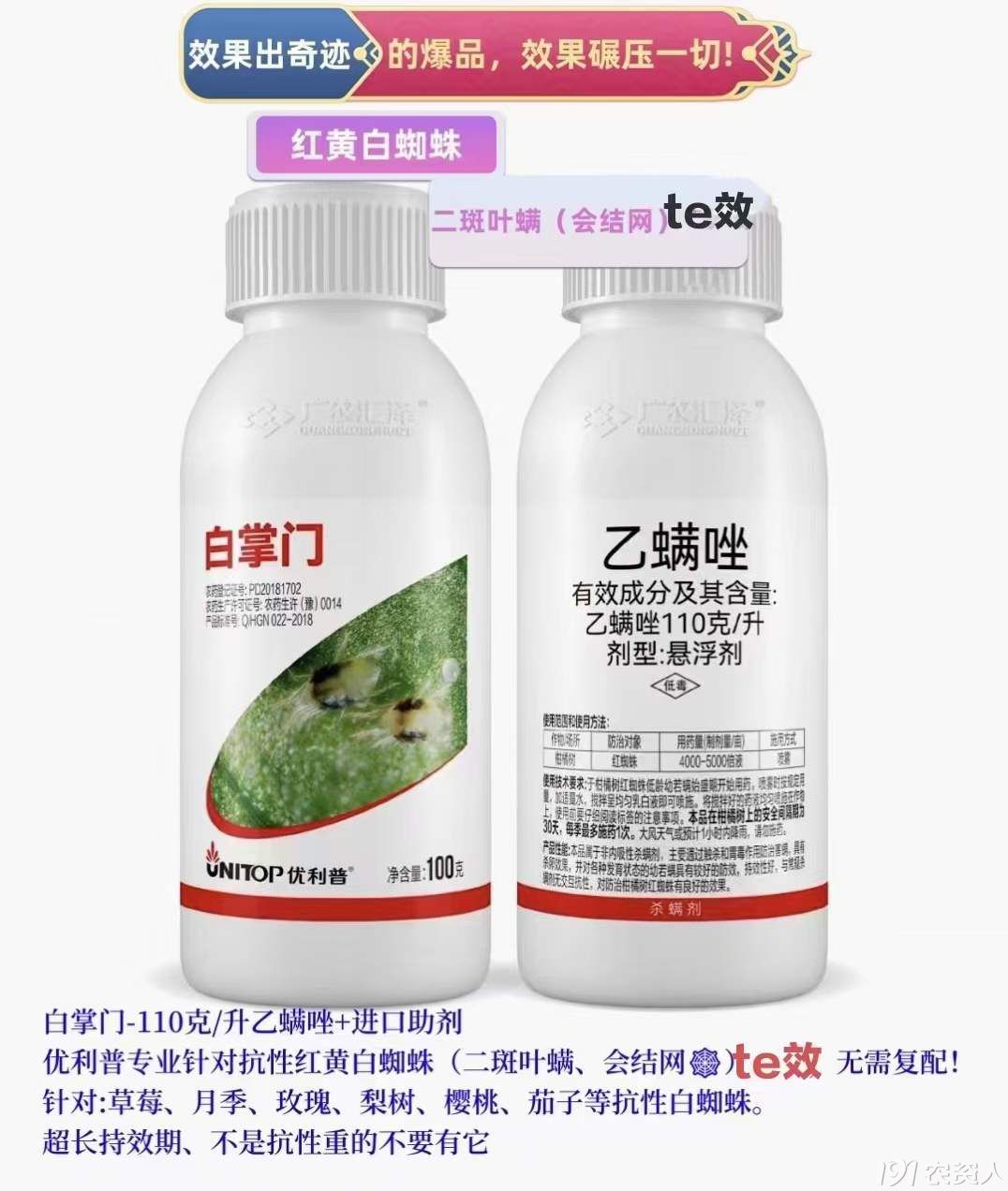 草莓红蜘蛛白蜘蛛二斑叶螨理方案15378717347
